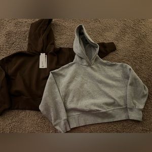 2 Zara hoodie sweatshirt size small nwt
